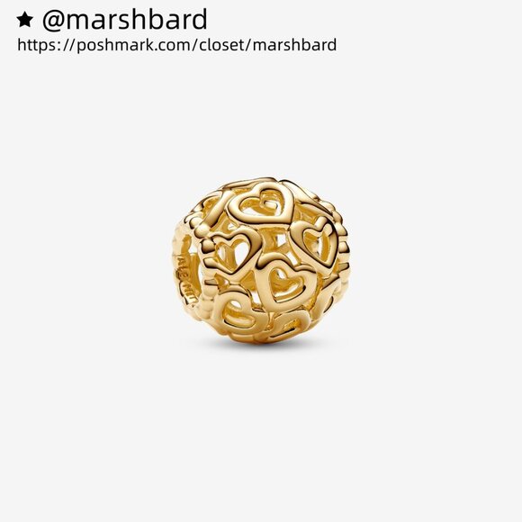 Pandora Openwork Heart Charm - Picture 1 of 3